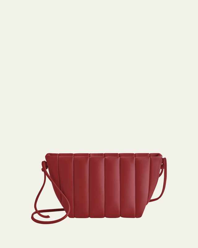 Boulevard Padded Leather Crossbody Bag